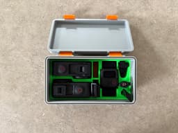 Gridfinity 4x2 Insert for DJI Osmo Action Kit 3d model