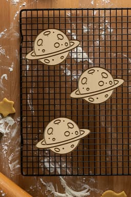 Planet Cookie Cutter, Biscuit Cutter 3d model