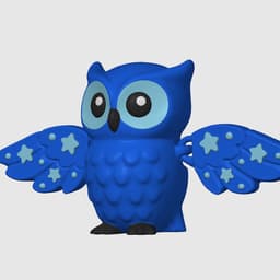 ARTICULATED OWL 3d model