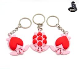 Heart Turtle Keychains 3d model