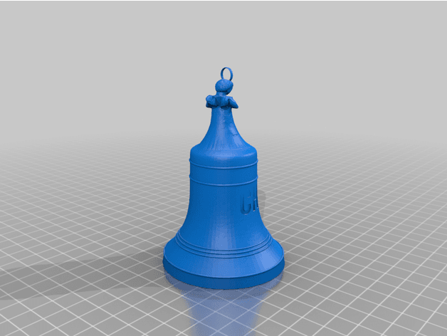 Christmas bell 3d model