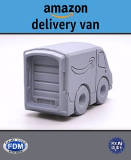 Fixum Dude Motors PIP Amazon Delivery Van 3d model