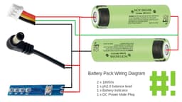 18650 FPV Goggle Battery Pack 3d model