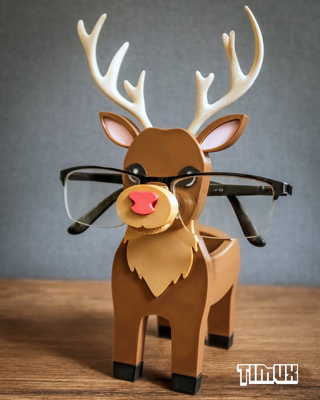 REINDEER GLASSES HOLDER 3d model