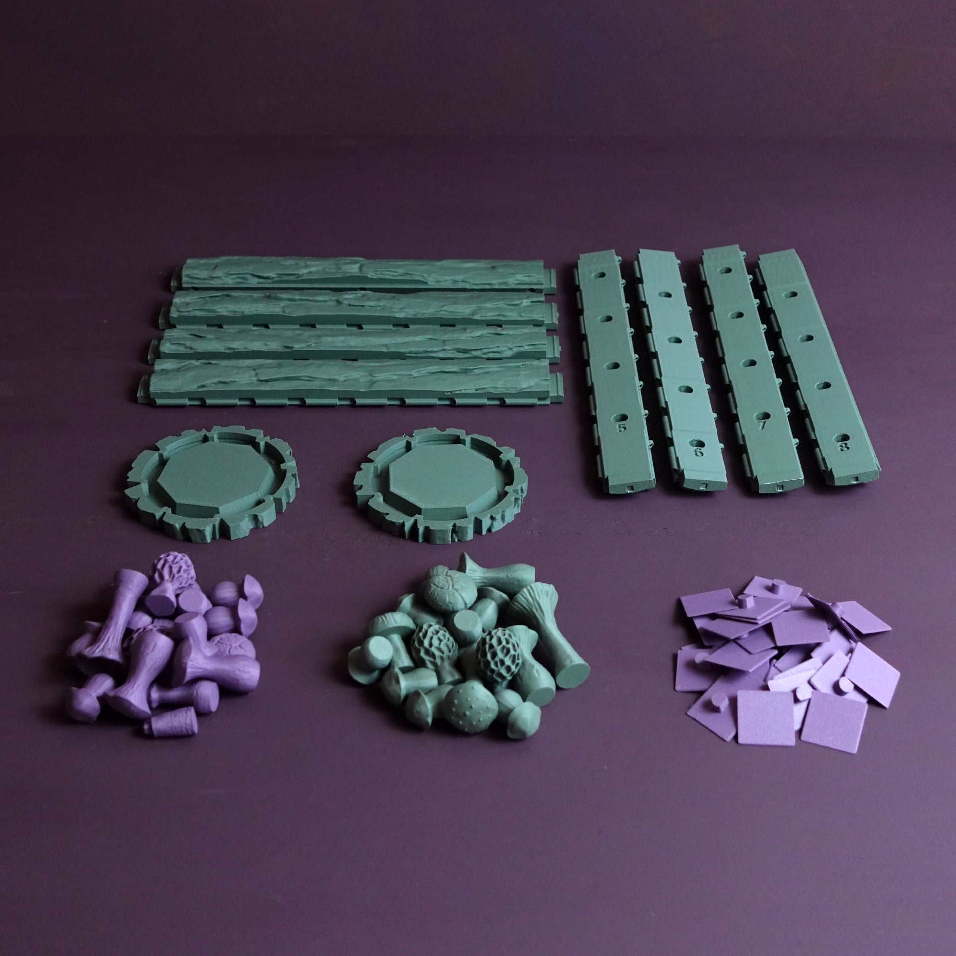 Forest Chess set 3d model