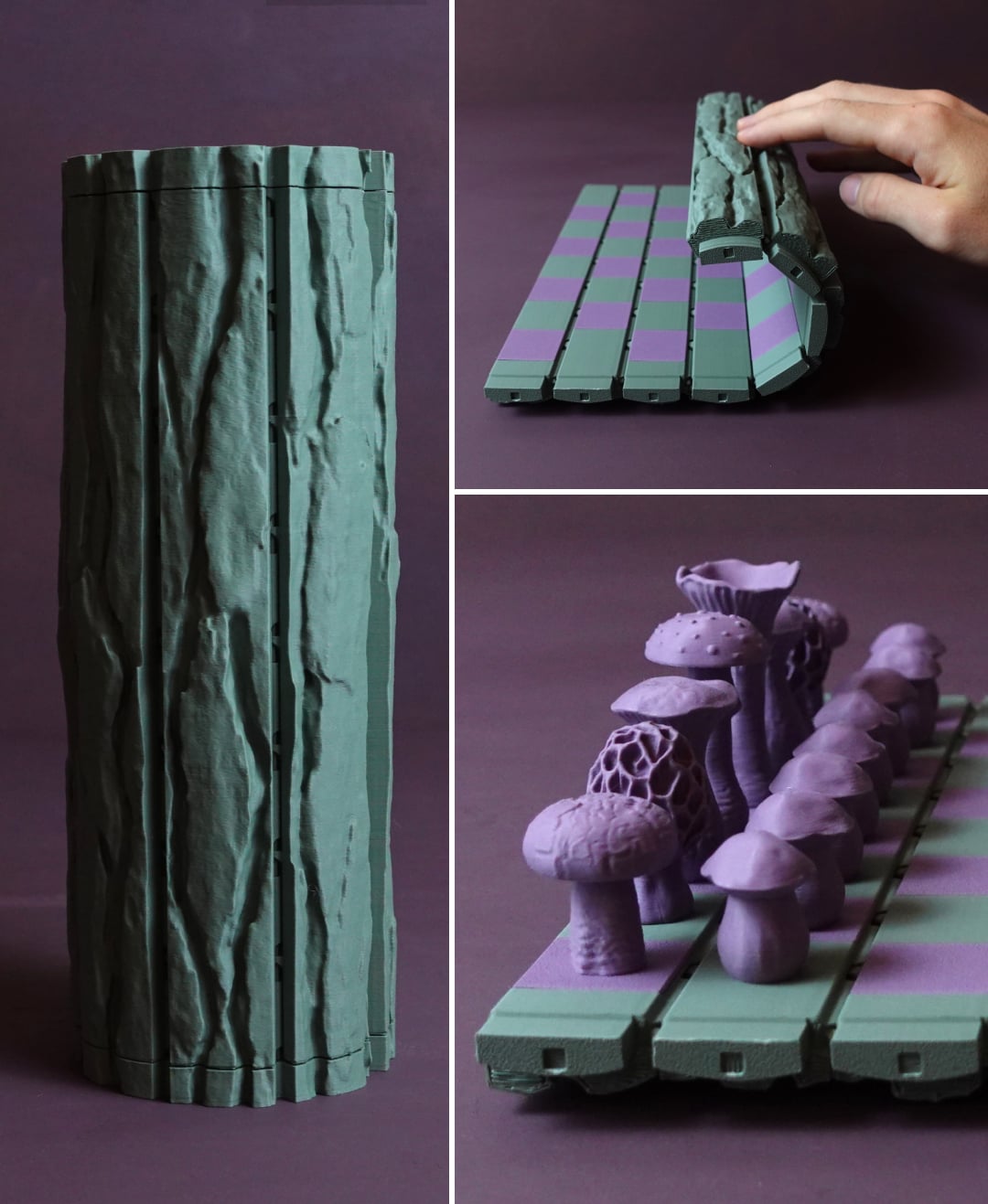 Forest Chess set 3d model