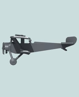 1:144 Nieuport 12 (Fighter) 3d model