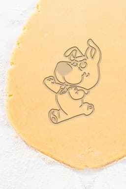 Scooby Cookie Cutter, Biscuit Cutter 3d model