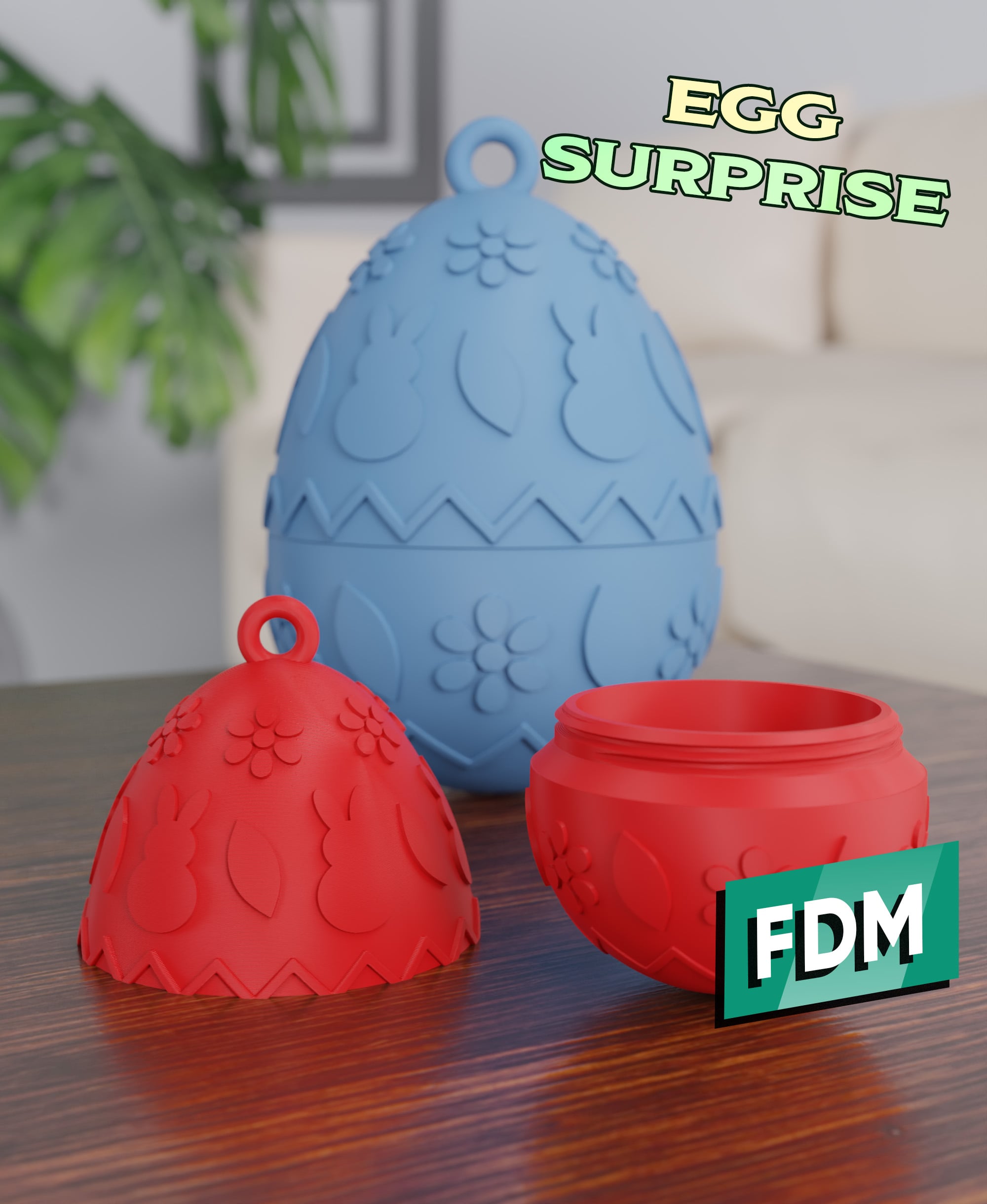 Easter - Egg Surprise 3d model