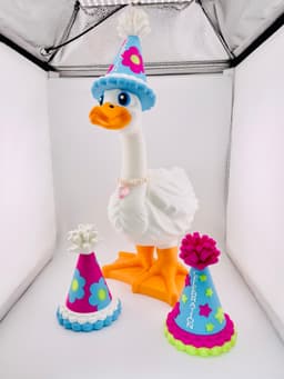 Party Hat Set Goose Gear for Porch Goose 3d model