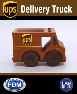 Fixum Dude Motors PIP UPS Delivery Truck 3d model
