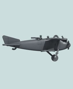 1:144 L.F.G. Roland C.II 3d model