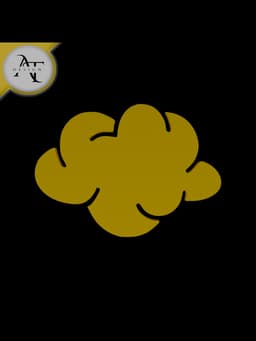 Simple Cloud Symbol - 2D Art 3d model