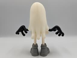 Retro Ghost Figure — Multipart Multicolor Print 3d model