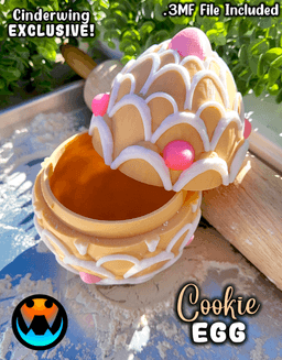 Cookie Egg 3d model
