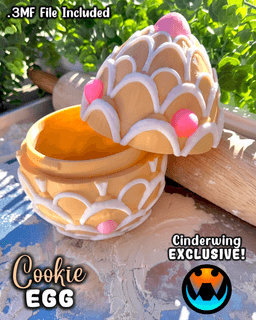 Cookie Egg 3d model