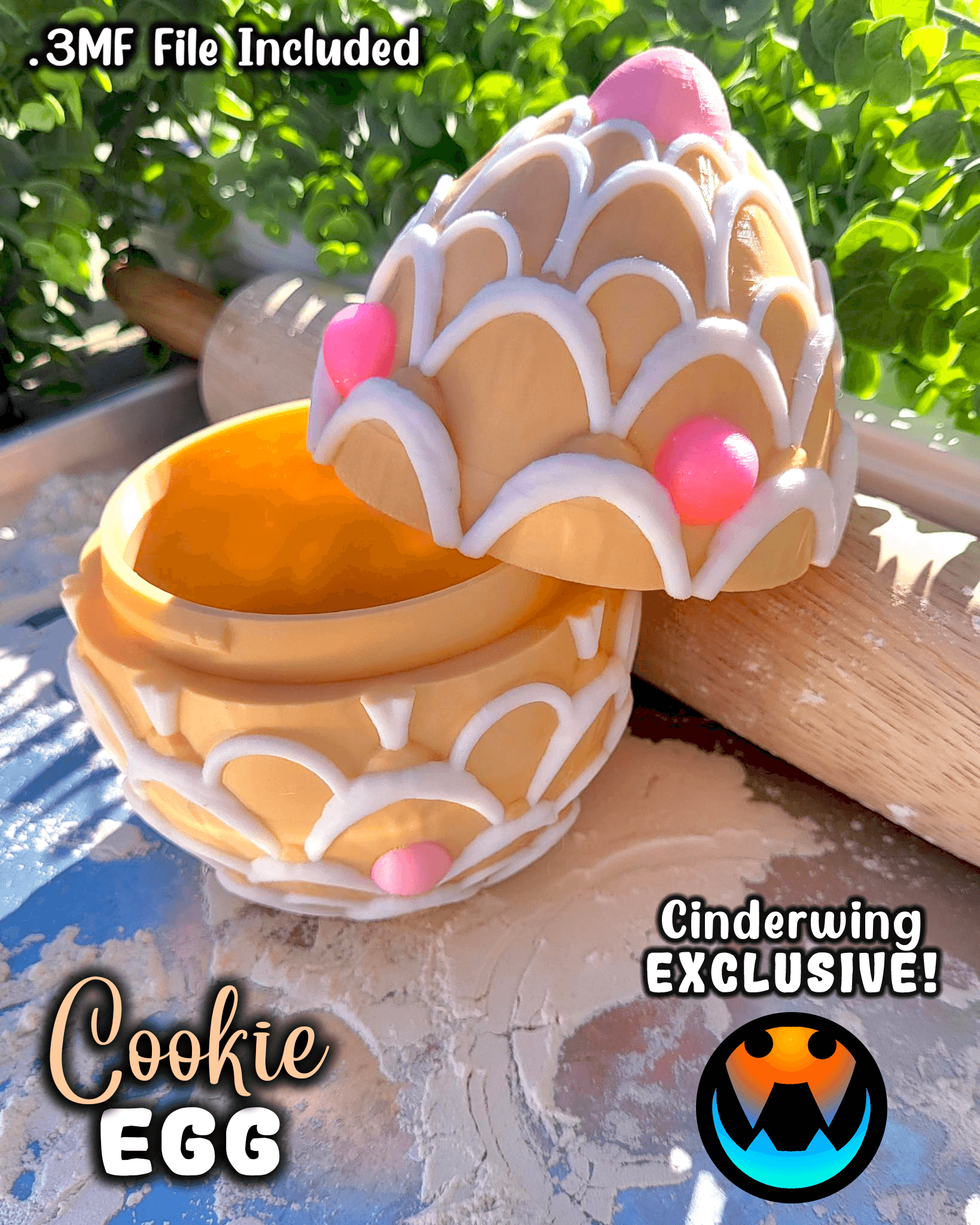 Cookie Egg 3d model