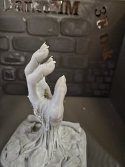 Zombie hand decoration 3d model