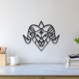 Zodiac Aries Wall Art 3d model