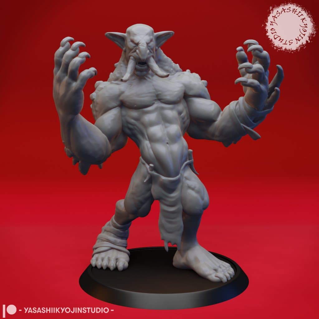 Troll - Tabletop Miniature 3d model