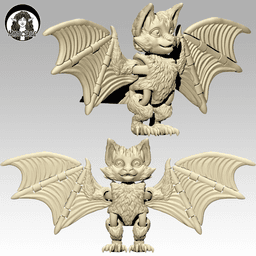 Ahool - Chibi Cryptid 3d model