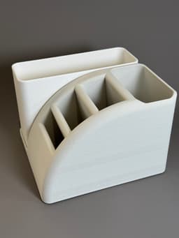 TV Tray Organizer with Removable Bin 3d model