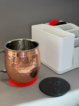 TV Tray Organizer with Removable Bin 3d model