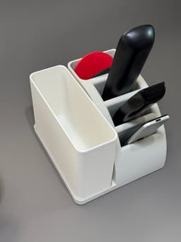 TV Tray Organizer with Removable Bin 3d model