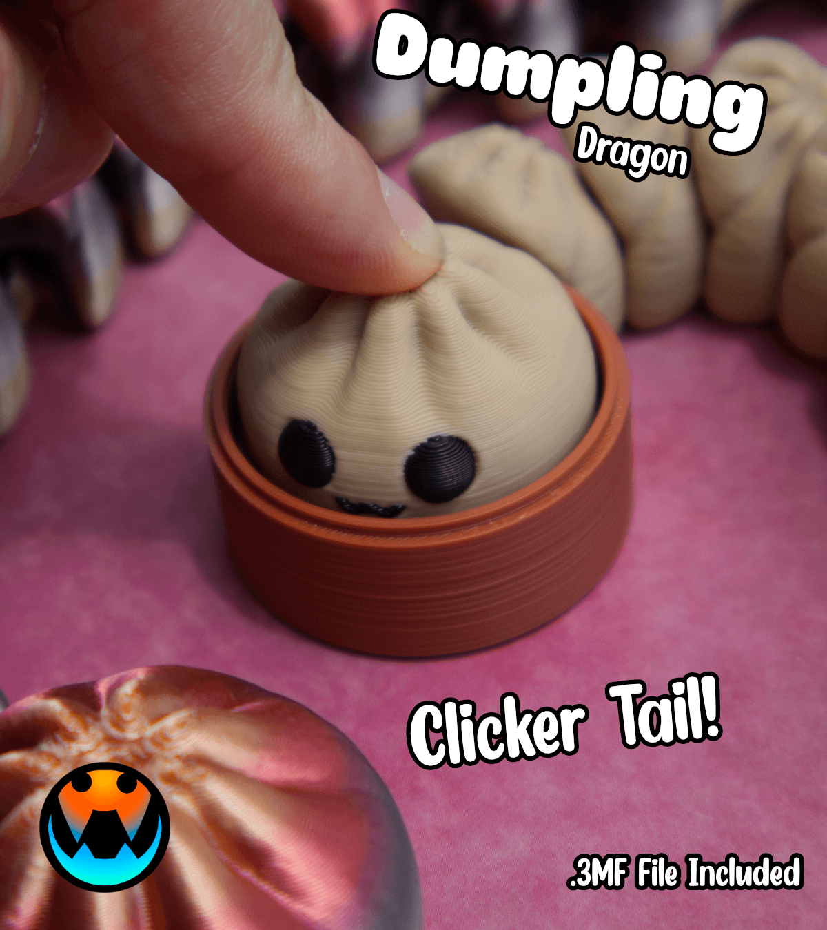 Dumpling Dragon 3d model