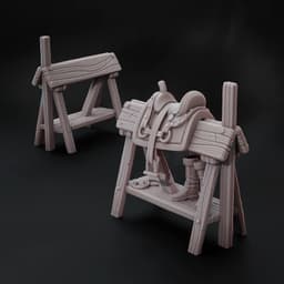 Saddle Stand 3d model