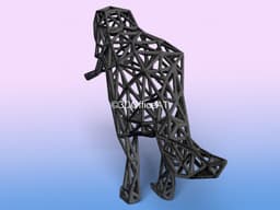 The T-Rex Wire Art 3d model