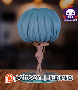 Rei Ayanami Towel Funko Style 3d model