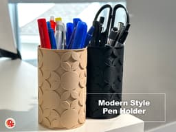Modern Style Pen holder 3d model