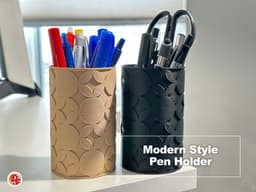 Modern Style Pen holder 3d model