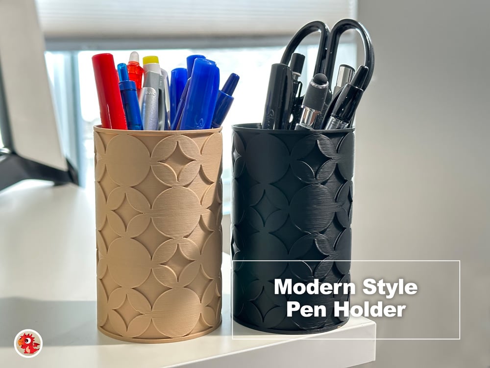 Modern Style Pen holder 3d model