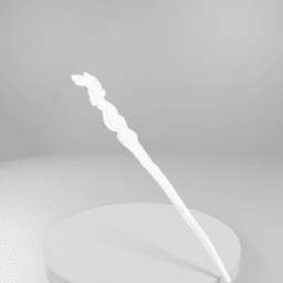 Harry potter prestigious wand prop file - 3d model
