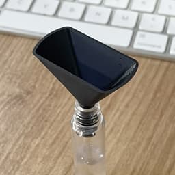 Compact Flat Funnel with Air Vent for Small Bottles 3d model