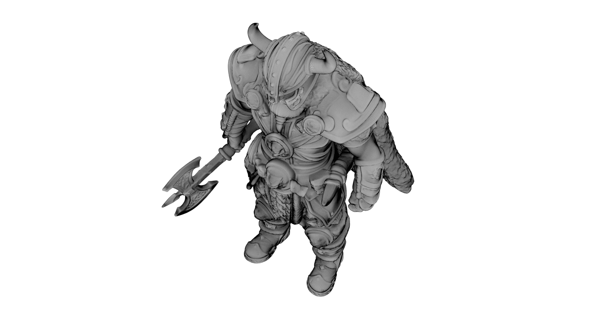 Horned Sentinel 3d model