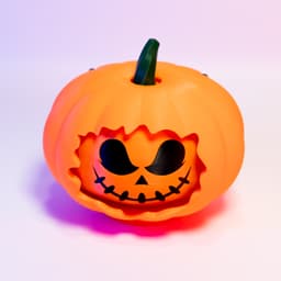 Face Changing Pumpkin 3d model