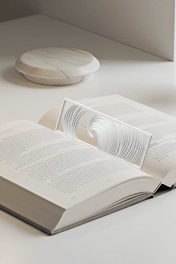 Ocean Bookmark, Gift Idea 3d model