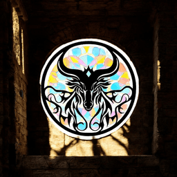 Horned Dragon - Wall Art 3d model