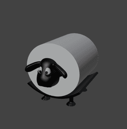 Sheep Papier Holder | FREE 3d model