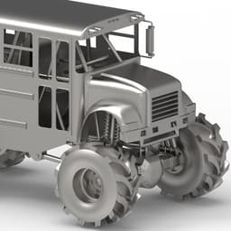 Monster School Bus.stl 3d model