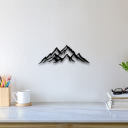Mountain Wall Art 3d model