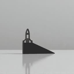 Door Stop, Rocket Door Stopper, Door Back, 2 Different Models 3d model