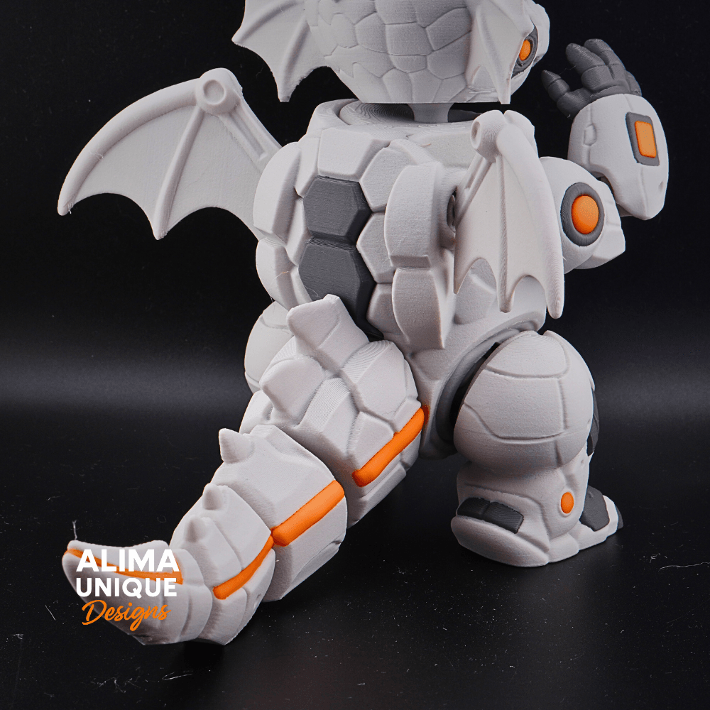BIG CYBORG DRAGON TOY 3d model