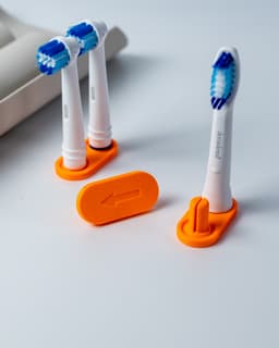 Insert for Toothbrush Vault - 2 electric brushes 3d model