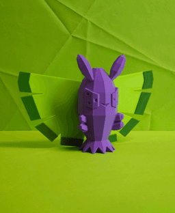 Dustox Low Poly Pokemon 3d model