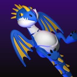 Stormfly the Spinecrest Dragon 3d model