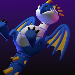 Stormfly the Spinecrest Dragon 3d model